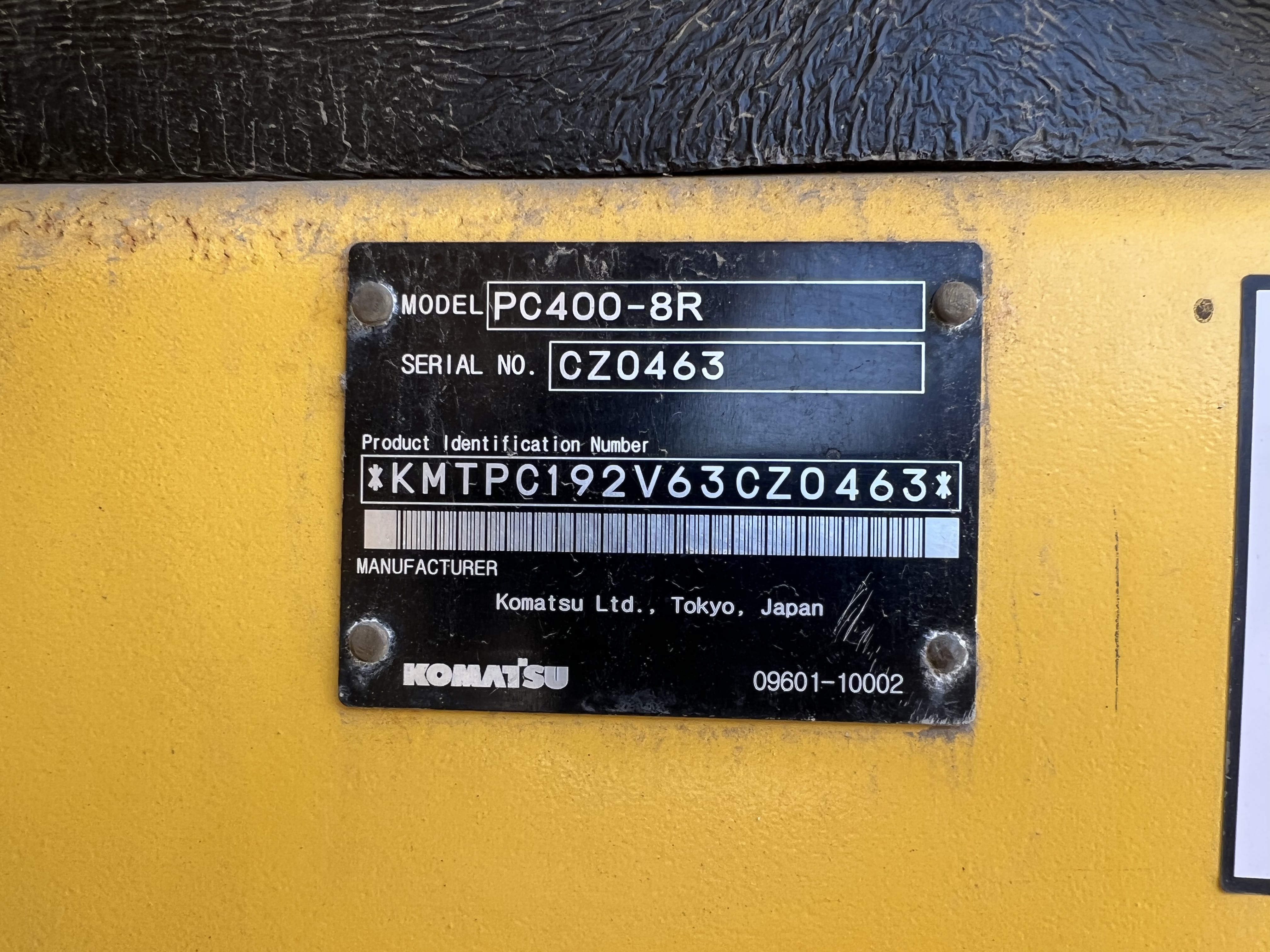 2015 7000H Crawler Excavator KOMATSU PC400_8R