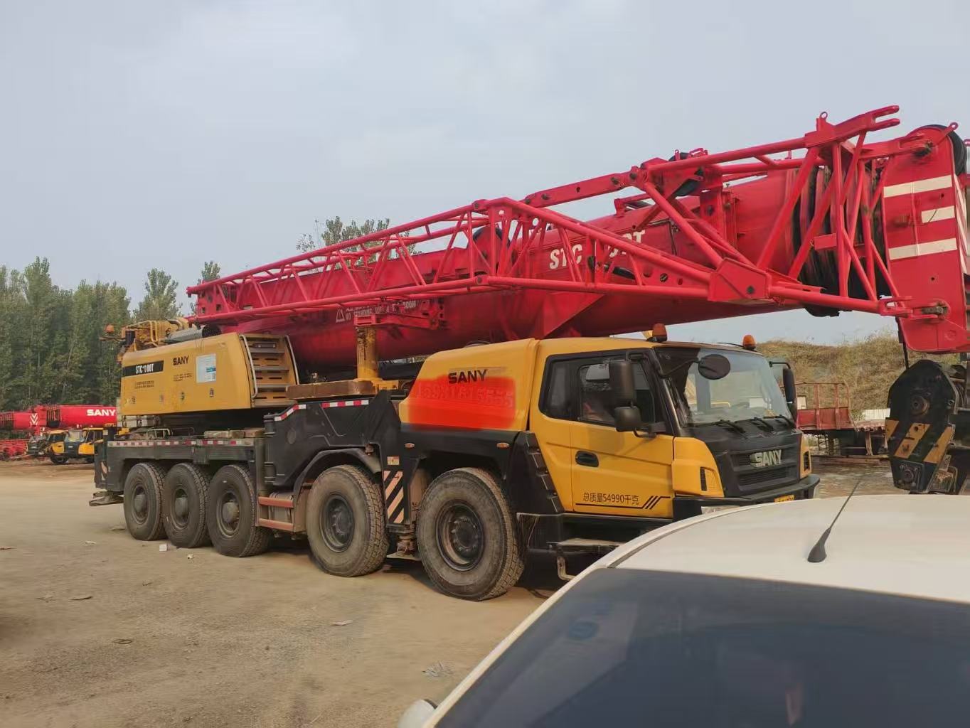 2019 Used All Terrain Cranes SANY STC1000T7