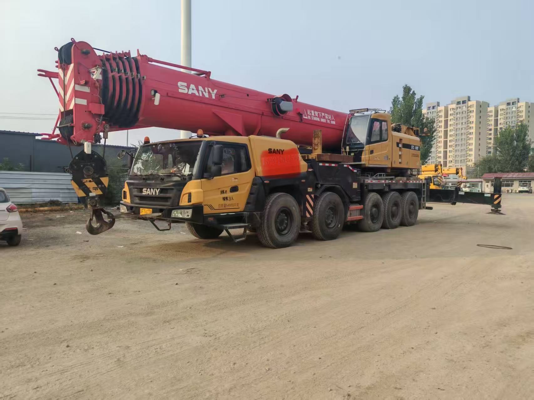 2019 Used All Terrain Cranes SANY STC1000T7