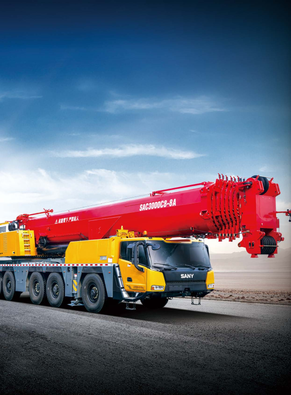 2026 0H All Terrain Cranes SANY SAC3000C8-8A